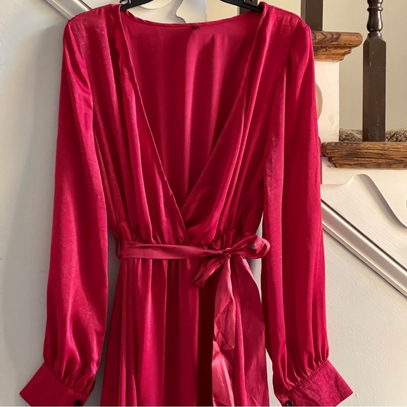 Long Sleeve Belted Maxi Dress - Picture 5 of 7